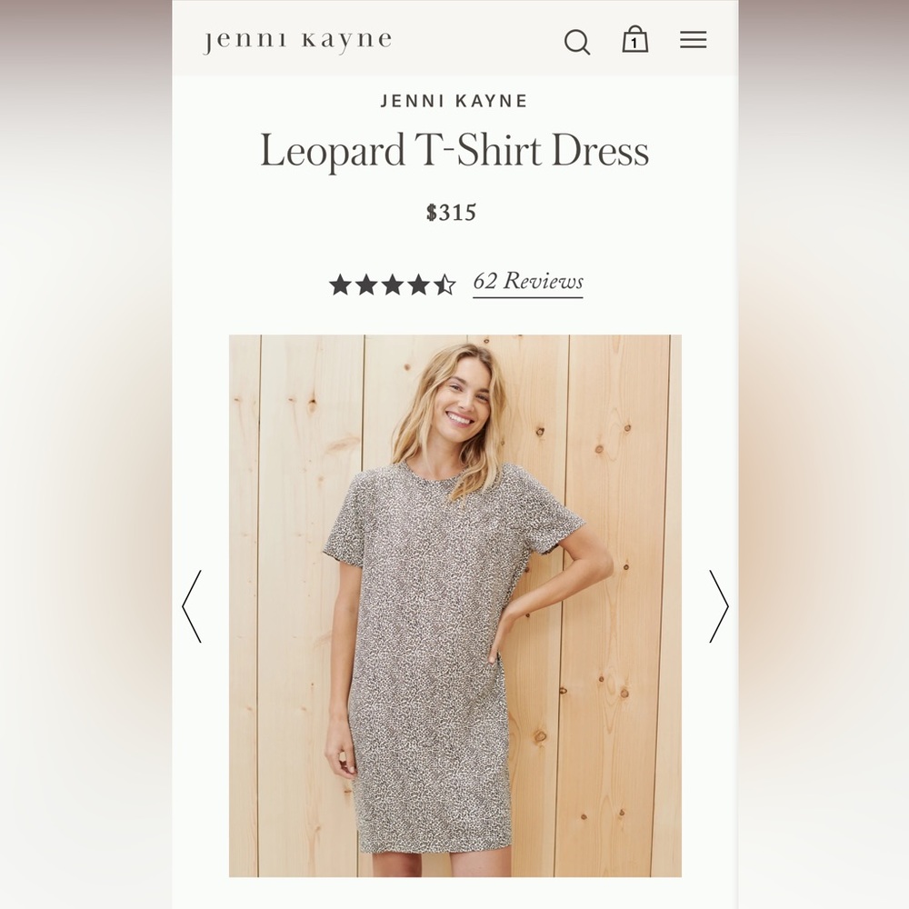 Jenni Kayne leopard print shirt dress